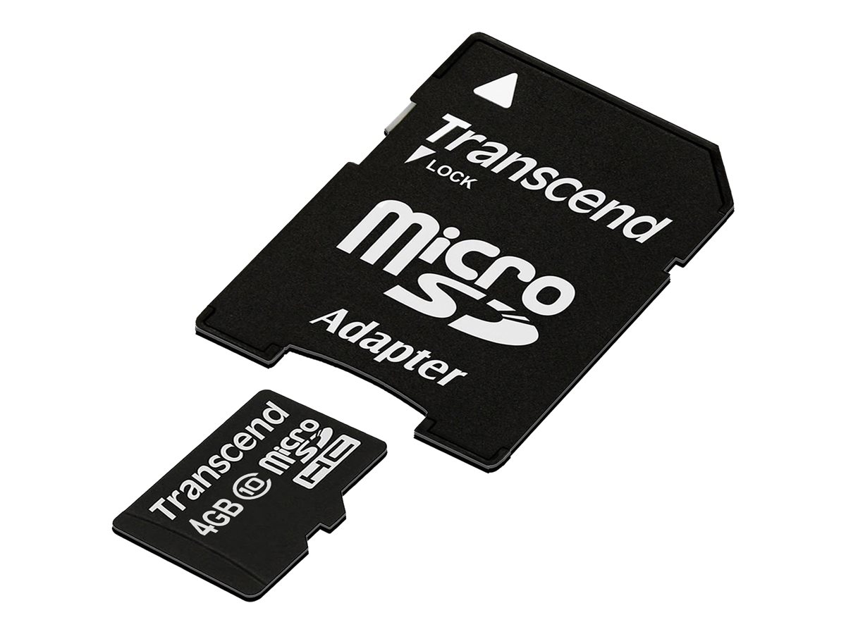xyz - TRANSCEND TS4GUSDHC10 MICRO SDHC 4GB - abc