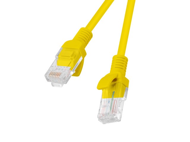 xyz - Patch cord Lanberg UTP kat.5e 3m żółty - abc