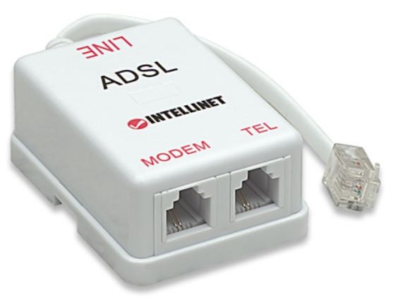xyz - Rozdzielacz Intellinet 2/1 RJ11 ADSL  I-UAD ADSL-2 - abc