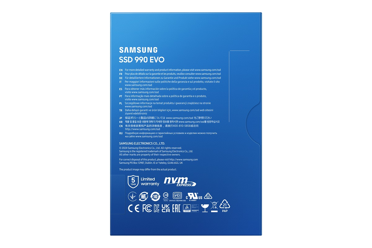 xyz - Dysk SSD Samsung 990 EVO 1TB M.2 NVME - abc