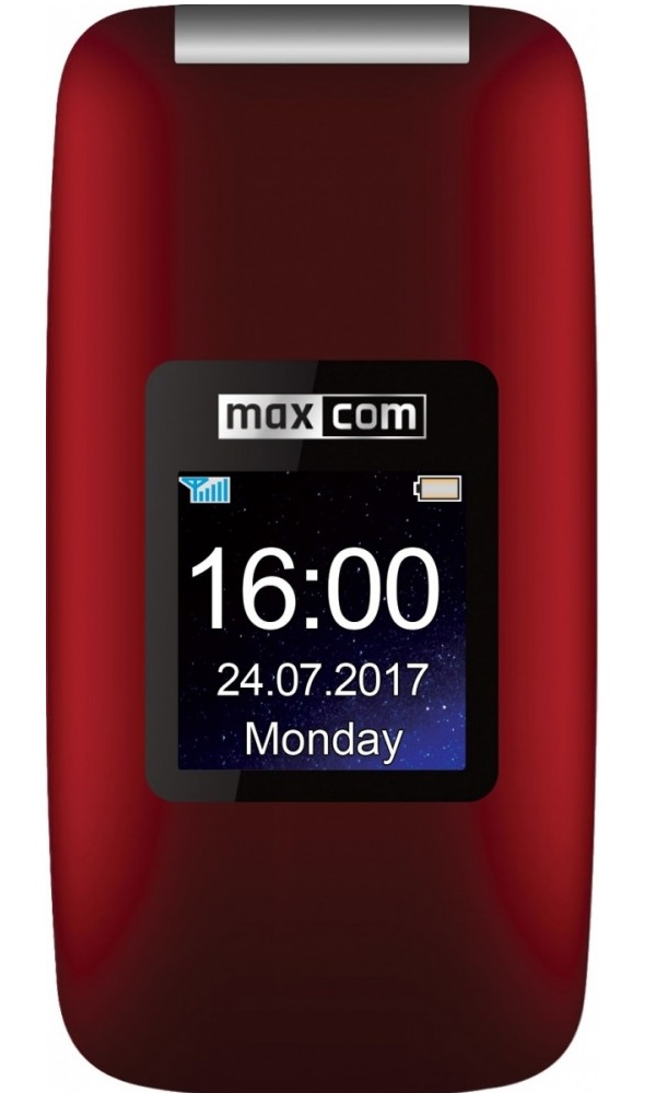xyz - Telefon Maxcom MM824BB Czerwony - abc